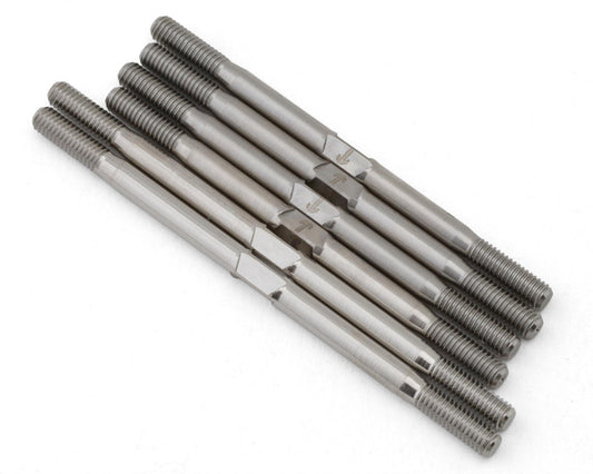1UP Racing Associated T84 Pro Duty Titanium Turnbuckle Set (Silver)