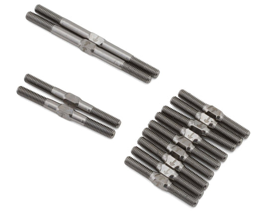 1UP Racing Schumacher Mi10 Pro Duty Titanium Turnbuckle Set (Silver)