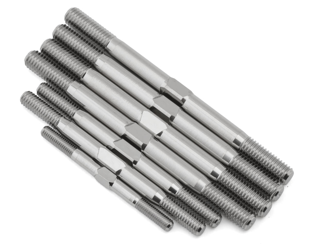 1UP Racing Tekno NB48 2.2 Pro Duty Titanium Turnbuckles Set (Silver)