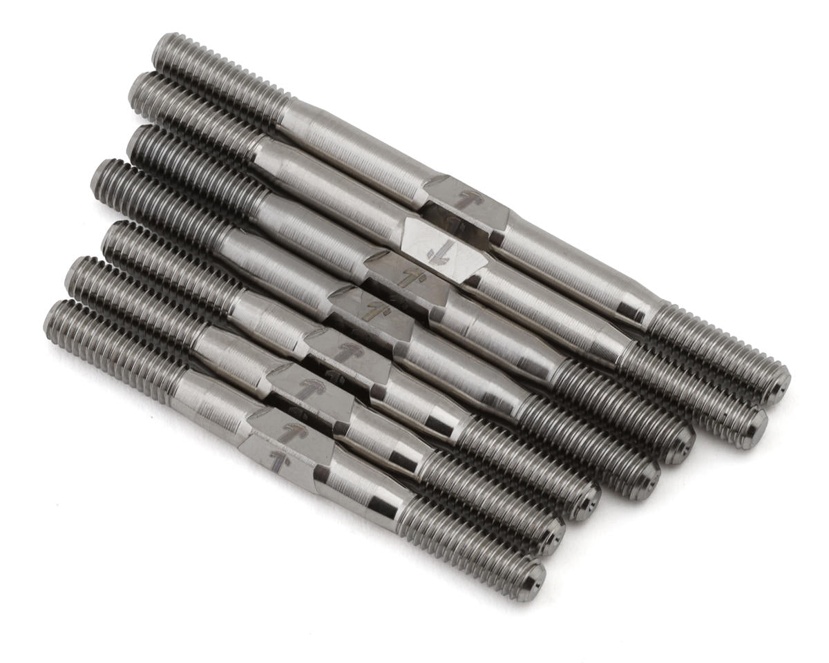 1UP Racing Yokomo MO 3.0 Pro Duty Titanium Turnbuckle Set (Silver)