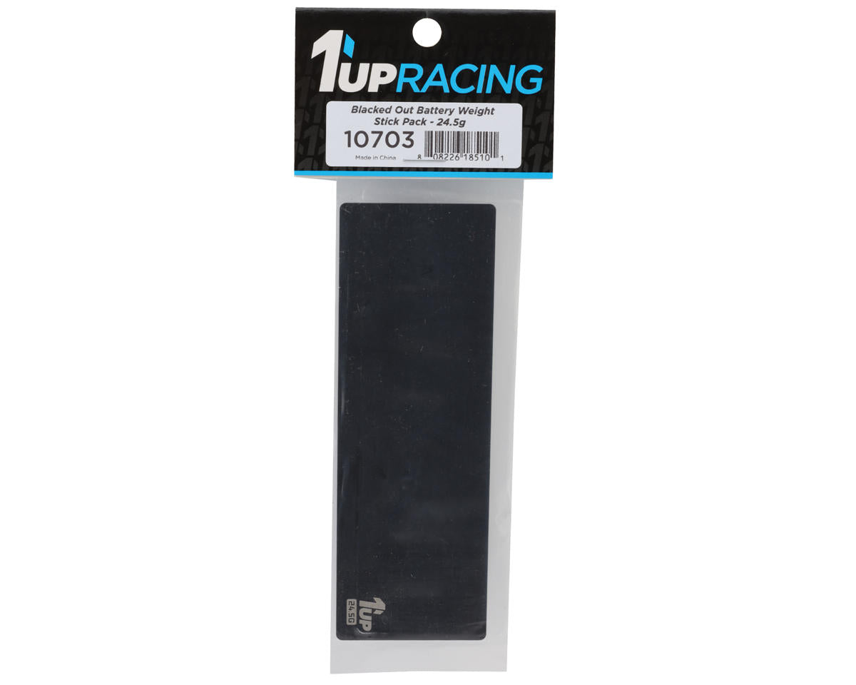 1UP Racing Blacked Out Stick Pack Lipo Chassis Weight (24.5g)