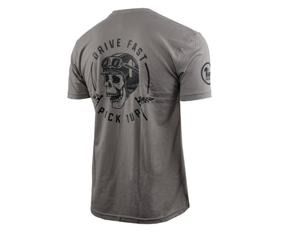 1UP Racing “Drive Fast” T-Shirt (Grey) (L)