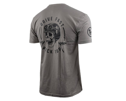 1UP Racing “Drive Fast” T-Shirt (Grey) (2XL)