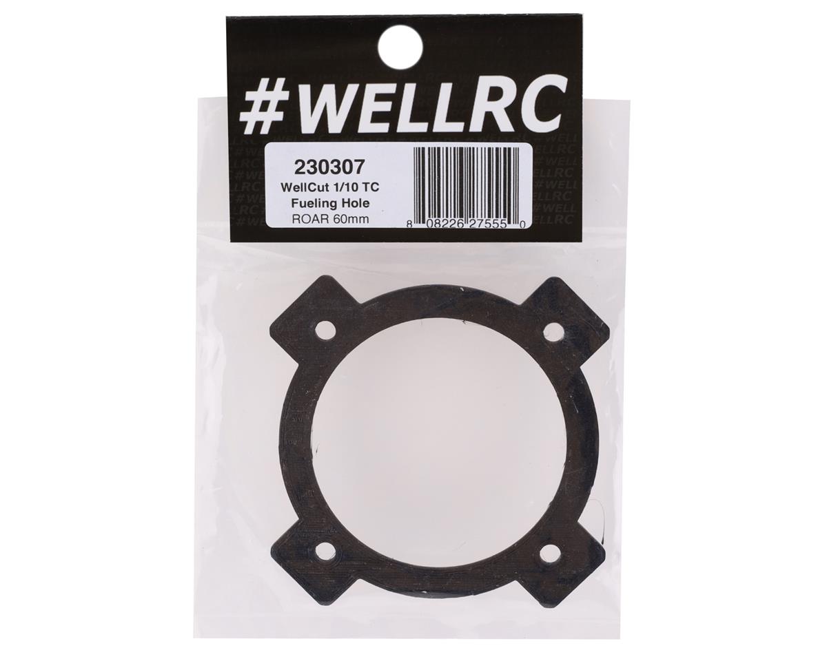 1UP Racing WellCut Nitro Sedan Fueling Hole Template Tool (60mm)