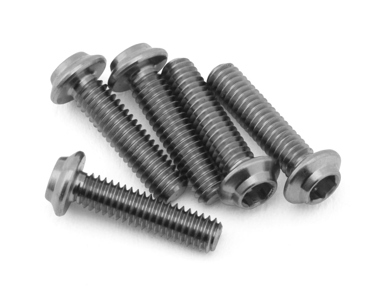 1UP Racing Titanium Pro Duty LowPro Head Screws (5) (2.5x10mm)