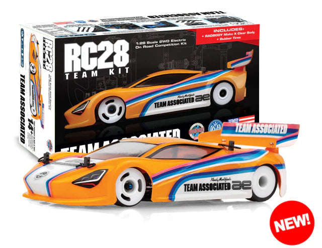 RC28R with Body and Tires Team Kit