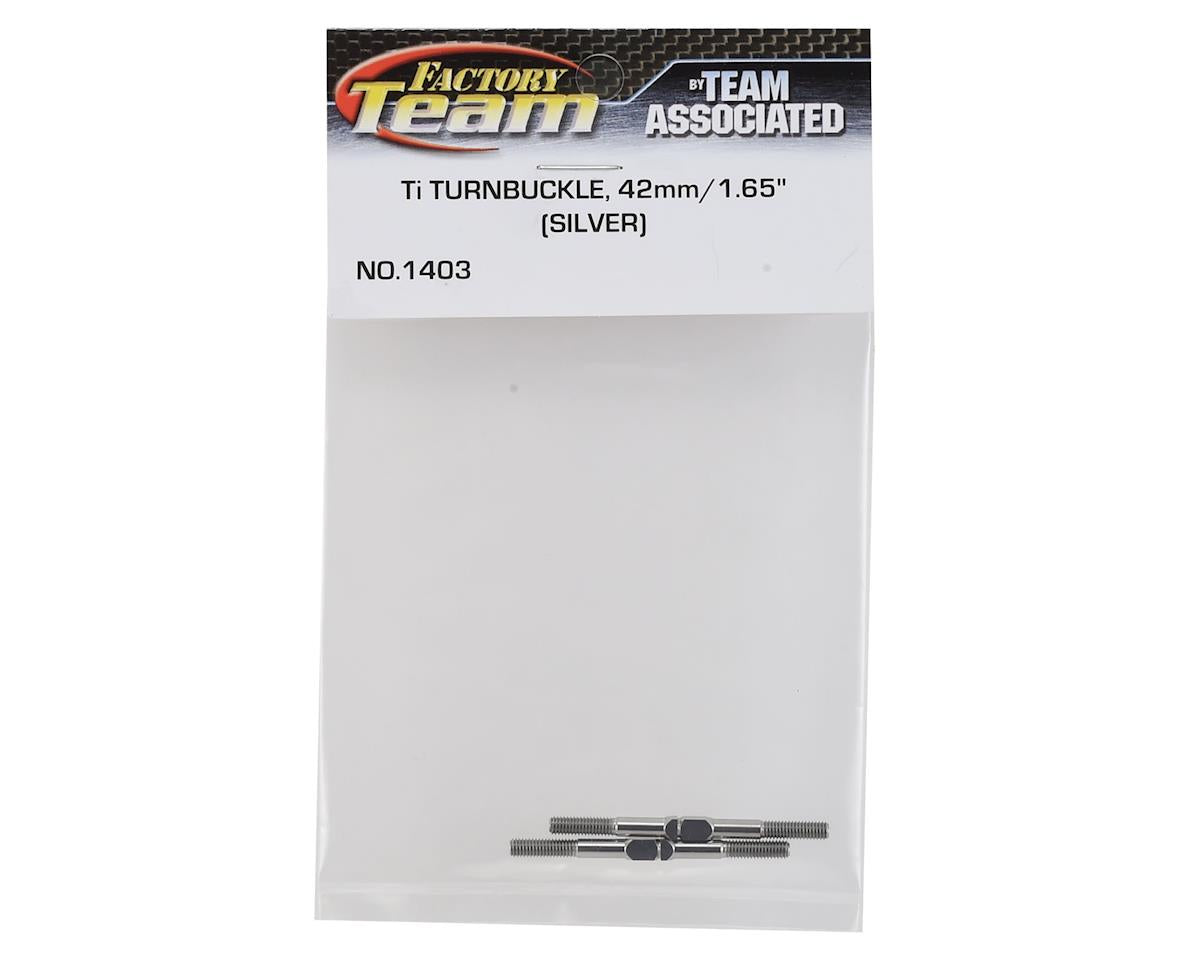 Team Associated 1.65" Factory Team Titanium Turnbuckle Set (2)