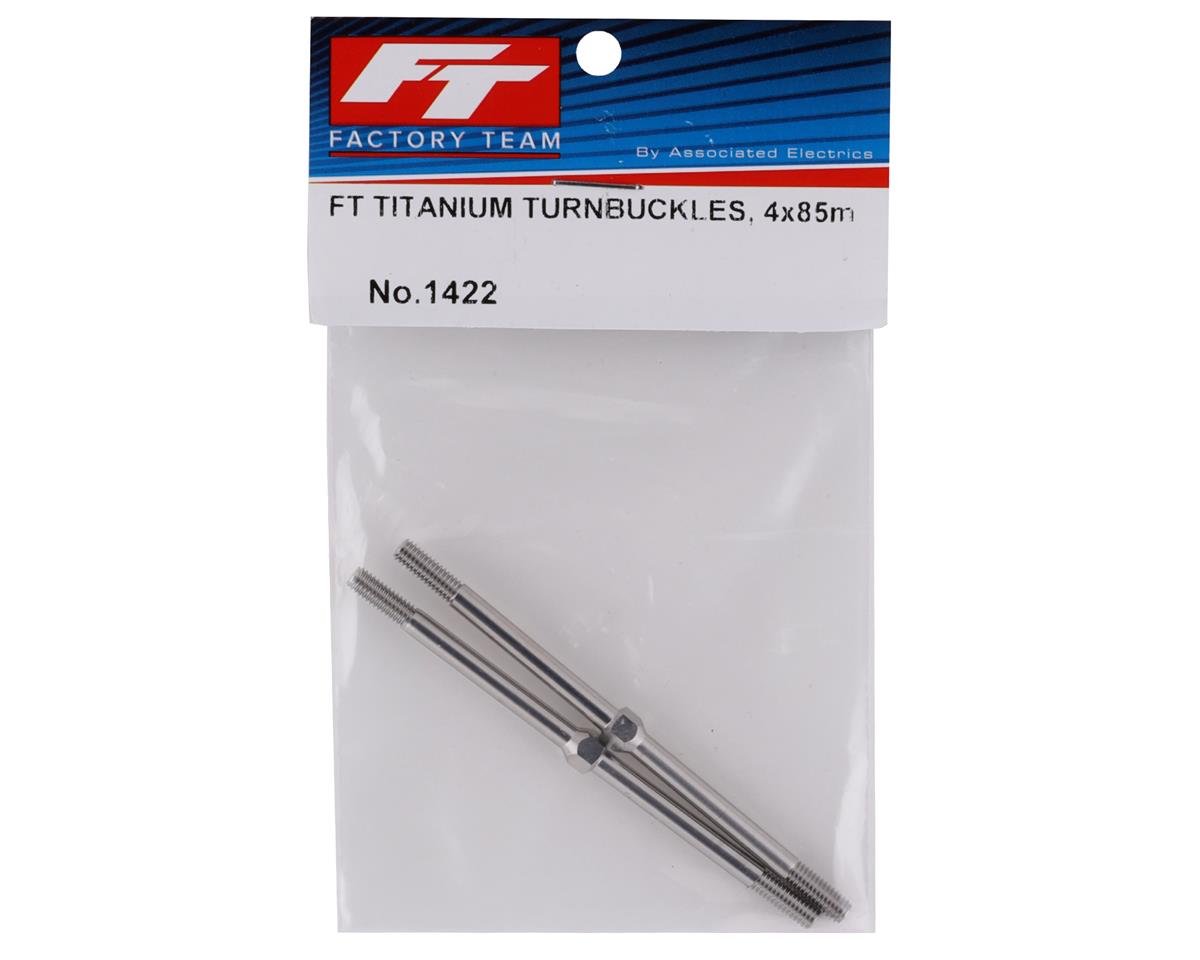 Team Associated 4x85mm Factory Team Titanium Turnbuckles