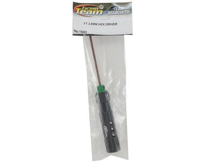 Team Associated Factory Team Hex Driver (2.5mm - Green)