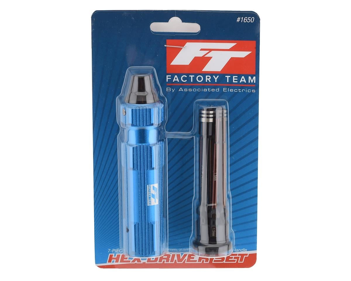 Team Associated 7-Piece Metric & SAE Factory Team Hex & Nut Driver Tool Set