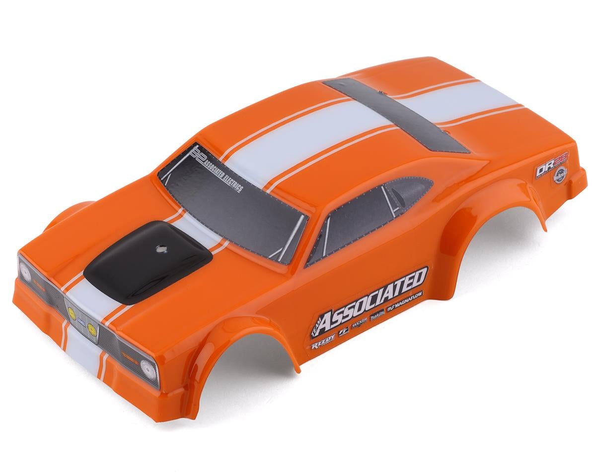 Team Associated DR28 Pre-Painted Body (Orange)