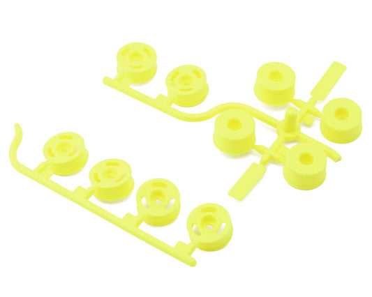 Team Associated TC28 Wheel Set (Yellow) (Front & Rear)