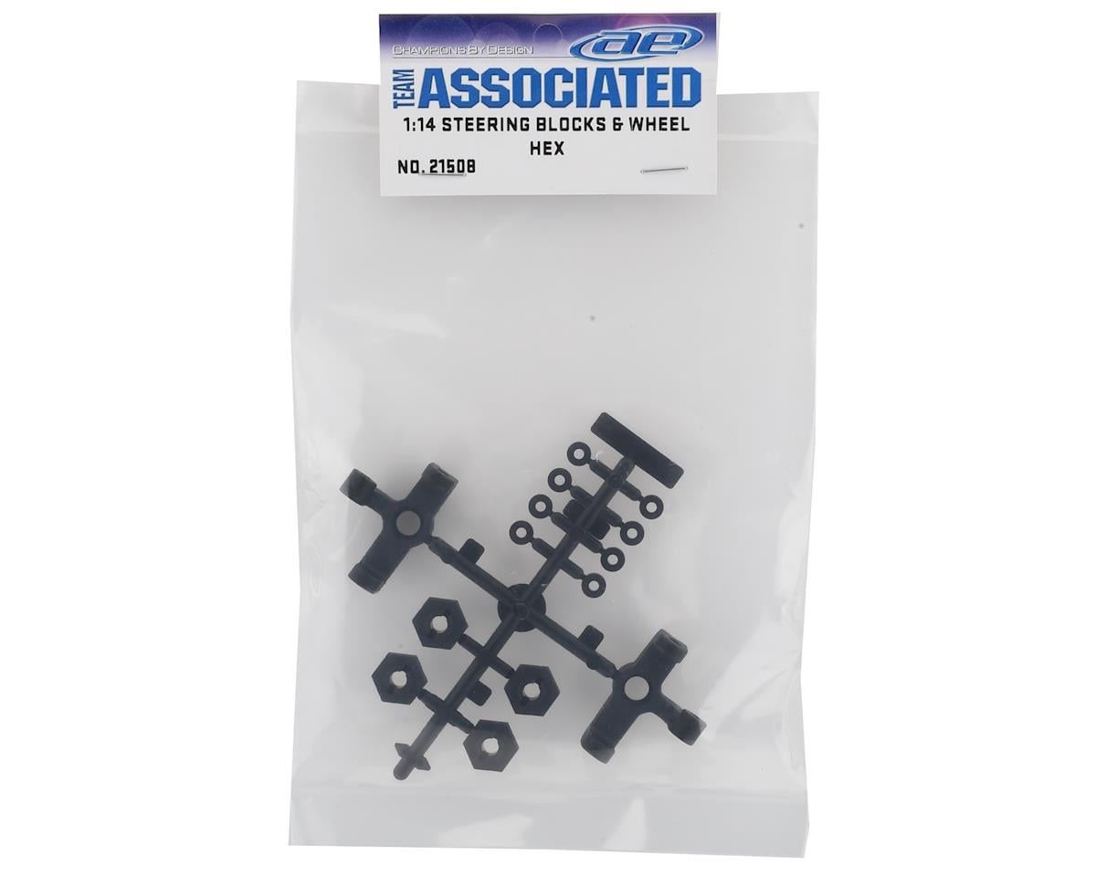 Team Associated Reflex 14B/14T Steering Block & Wheel Hex Set