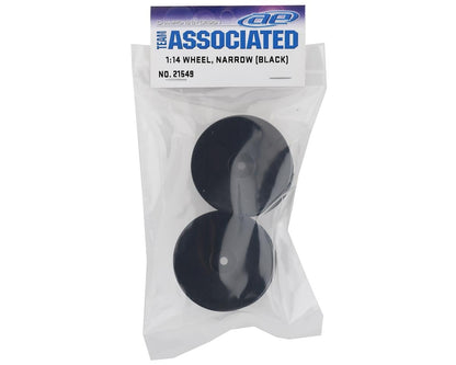 Team Associated Reflex 14B Narrow Front Wheels (Black)