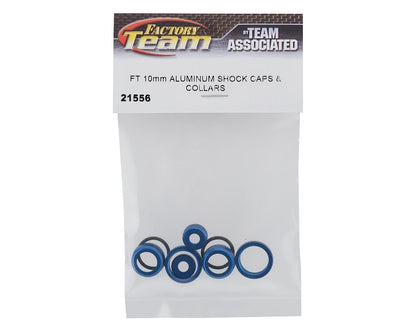 Team Associated Factory Team Reflex 14B/14T 10mm Aluminum Shock Caps & Collars