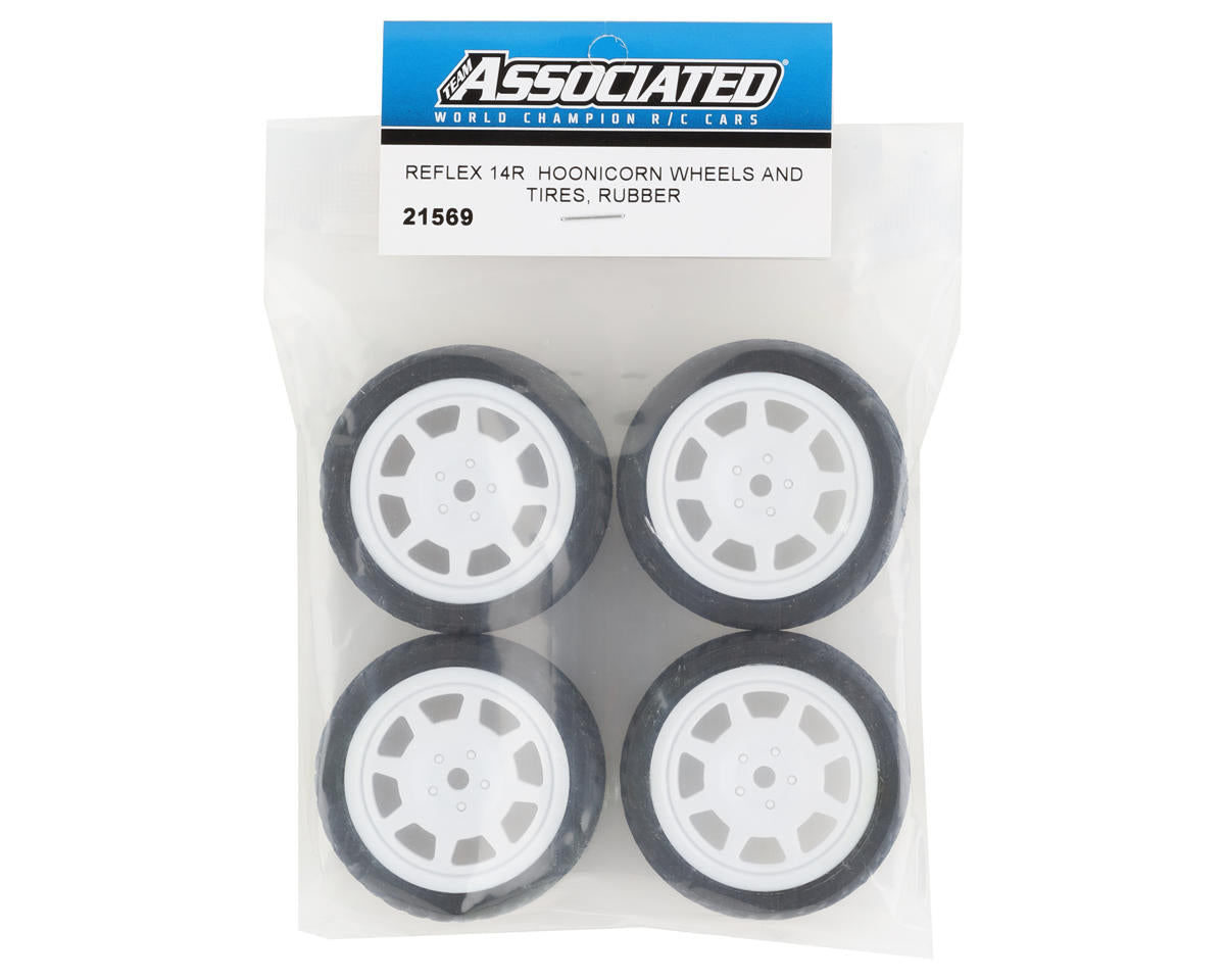 Team Associated Reflex 14R Hoonicorn Pre-Mounted Tires (4)
