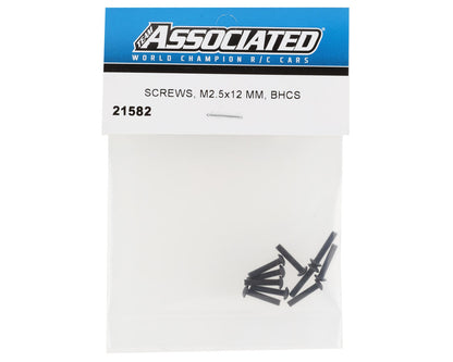 Team Associated 2.5x12mm Button Head Screws (10)