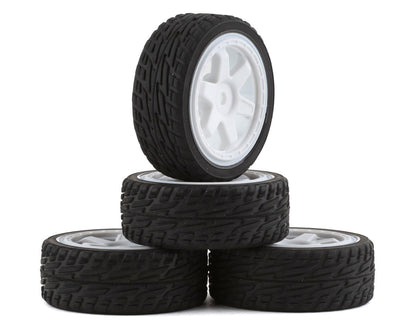 Team Associated Reflex 14R Hoonitruck Pre-Mounted Tires (Rubber)