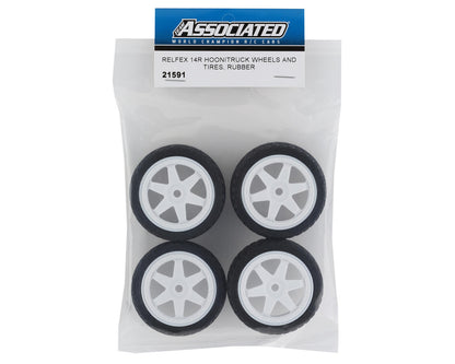 Team Associated Reflex 14R Hoonitruck Pre-Mounted Tires (Rubber)