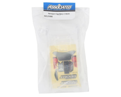 Team Associated NanoSport Body (Clear)