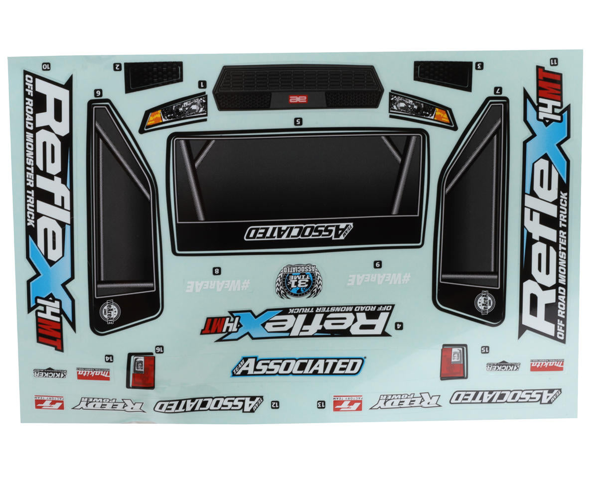 Team Associated Reflex 14MT Body Set (Clear)