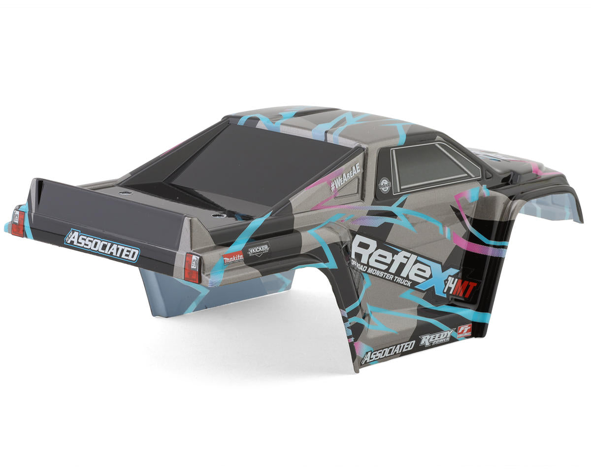 Team Associated Reflex 14MT Pre-Painted Body (Black/Blue)