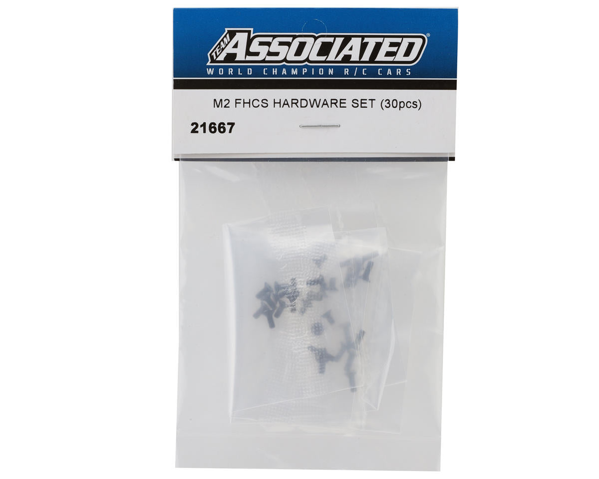 Team Associated 2mm Flat Head Hardware Set (30)