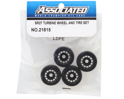 Team Associated SR27 Turbine Pre-Mounted Tires (4)
