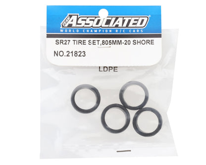 Team Associated SR27 8.5mm Tires (4) (20 Shore)