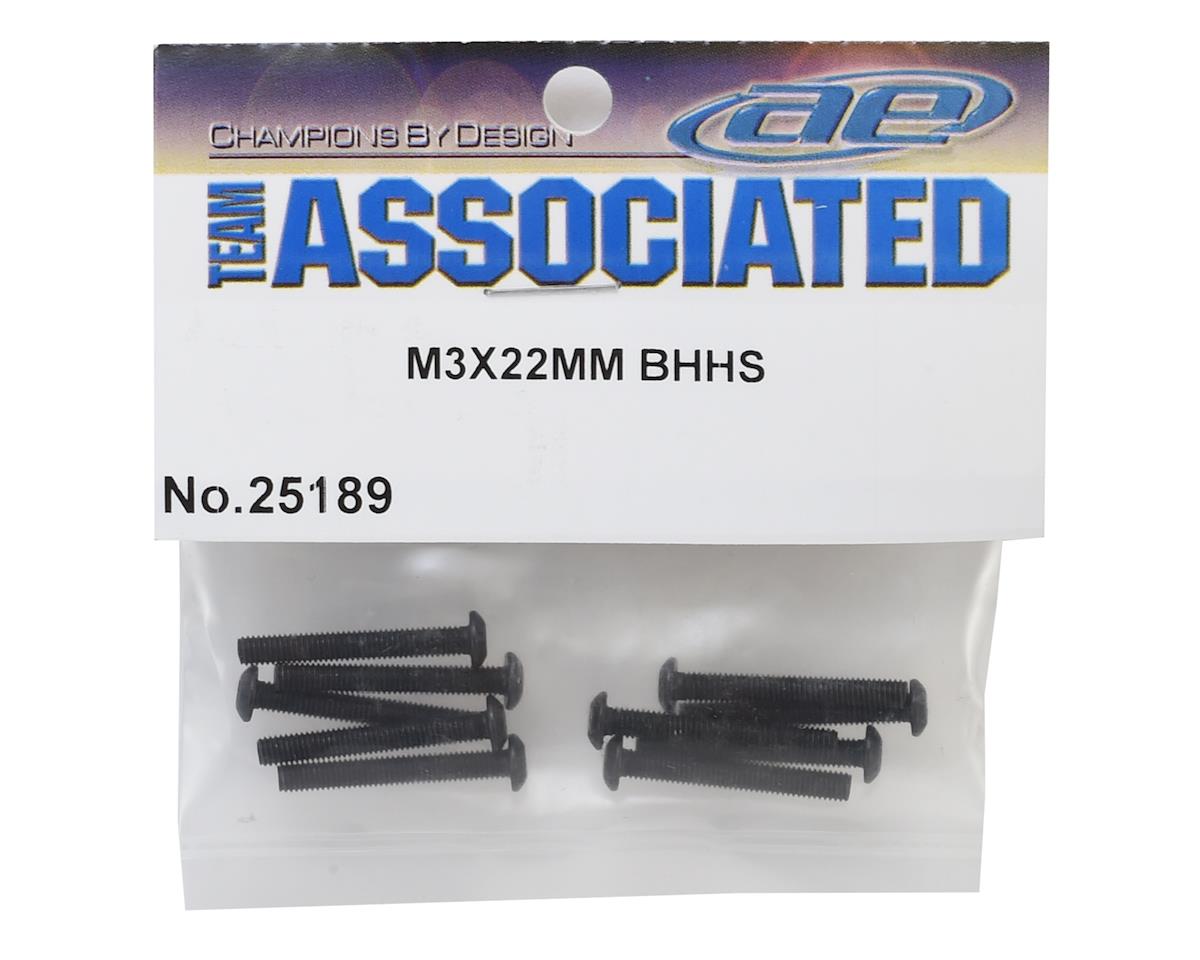 Team Associated 3x22mm Button Head Hex Screw (10)