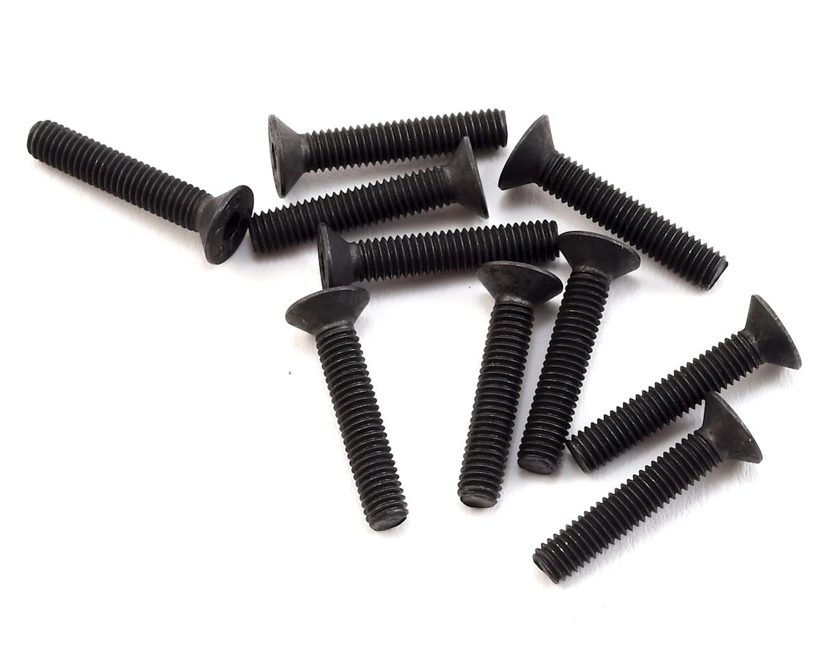 Team Associated 3x16mm Flat Head Hex Screw (10)