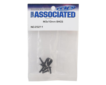 Team Associated 3x10mm Button Head Hex Screw (10)