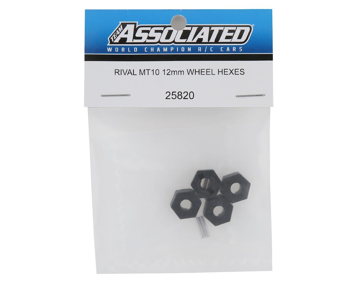 Team Associated Rival MT10 12mm Wheel Hexes (4)