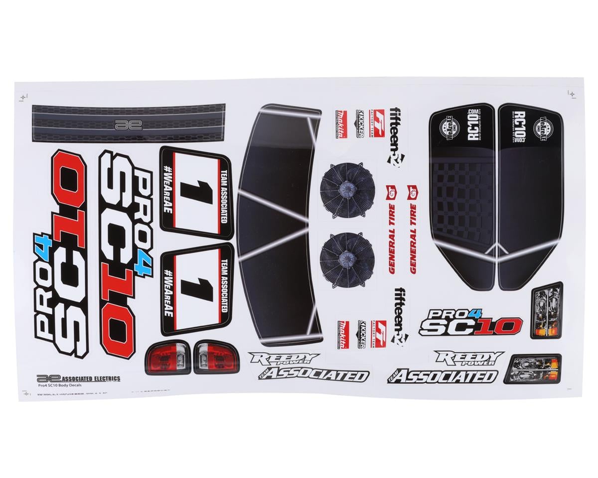 Team Associated Pro4 SC10 Contender Pre-Painted Body