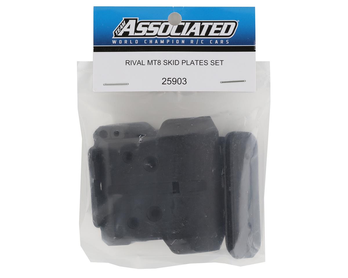 Team Associated RIVAL MT8 Skid Plate Set