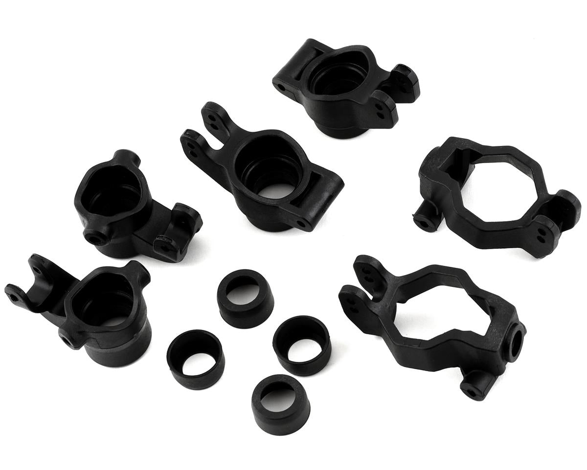Team Associated RIVAL MT8 Caster/Steering Blocks/Rear Hubs Set