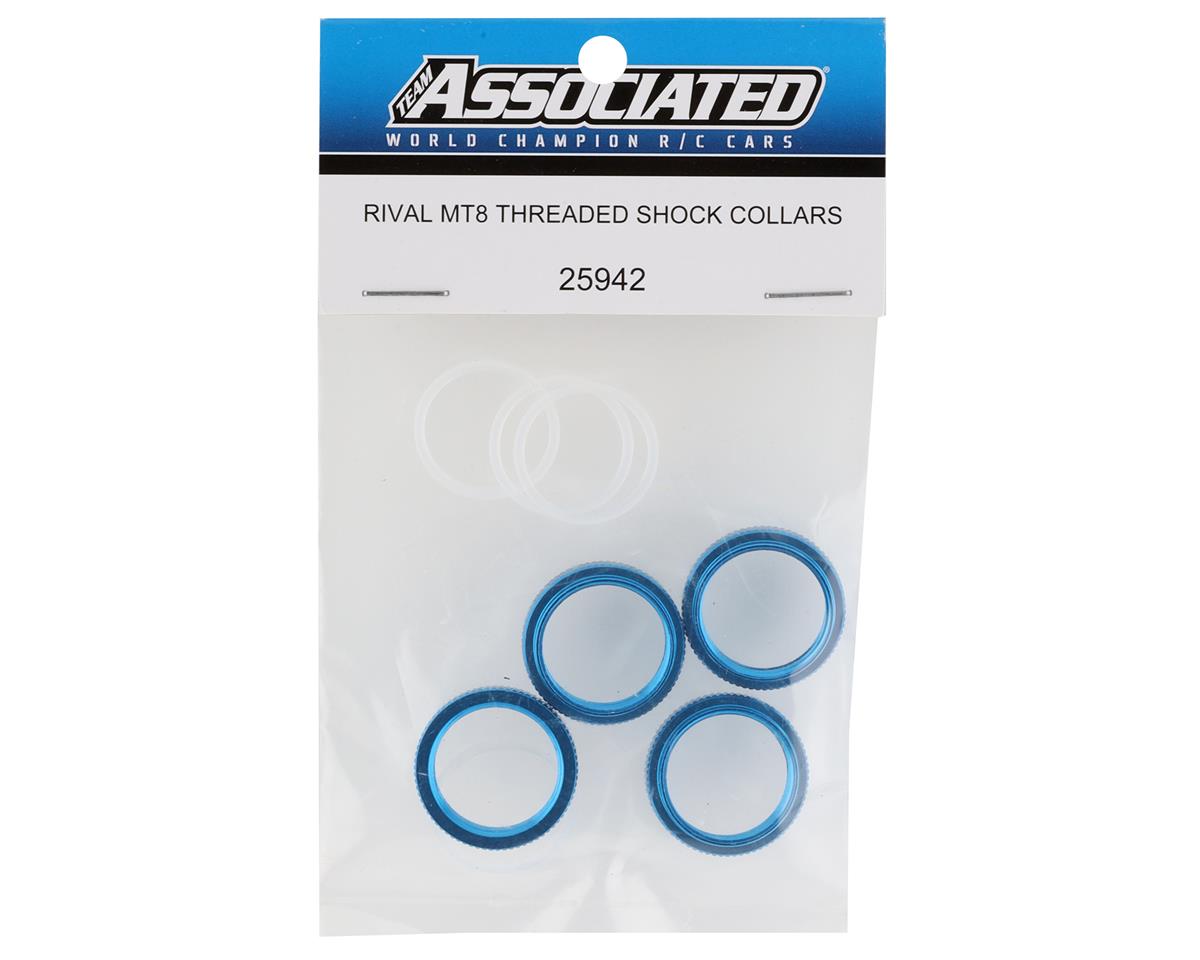 Team Associated RIVAL MT8 Threaded Shock Collars (4)