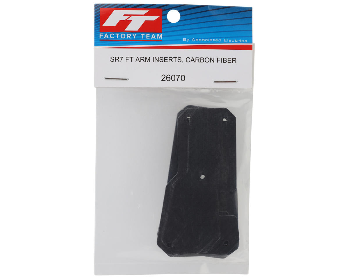 Team Associated SR7 Factory Team Carbon Fiber Arm Inserts (2)