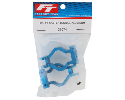 Team Associated SR7 Factory Team Aluminum Caster Blocks (2)