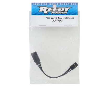 Reedy 75mm Servo Wire Extension Lead (Black)