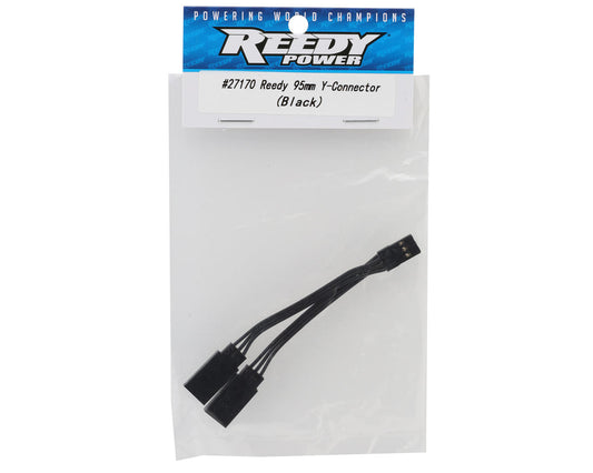 Reedy 95mm Servo Wire Extension Splitter (Black)