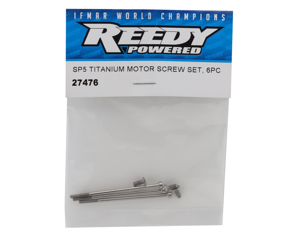 Reedy Sonic 540-SP5 Motor Titanium Screw Set (6)