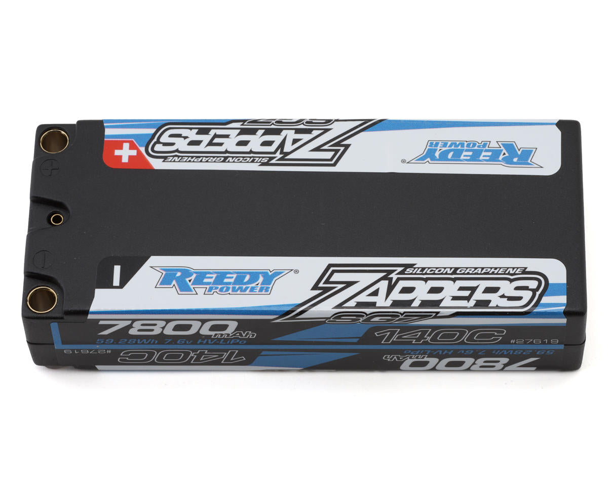 Reedy Zappers HV SG7 2S Long-Shorty 140C LiPo Battery (7.6V/7200mAh)