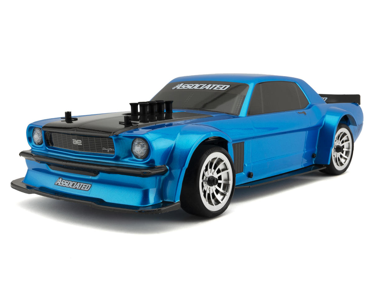 Team Associated DC10 RTR 1/10 Electric Brushless RWD Drift Car Combo (Blue)