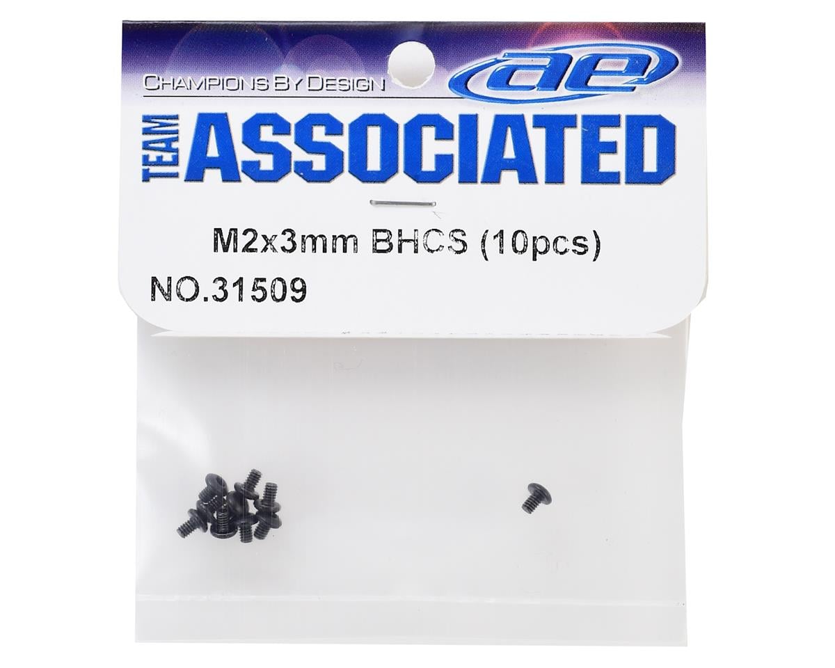 Team Associated 2x3mm Button Head Hex Screws (10)