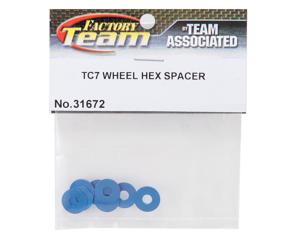 Team Associated Factory Team Wheel Hex Spacer Set (8)