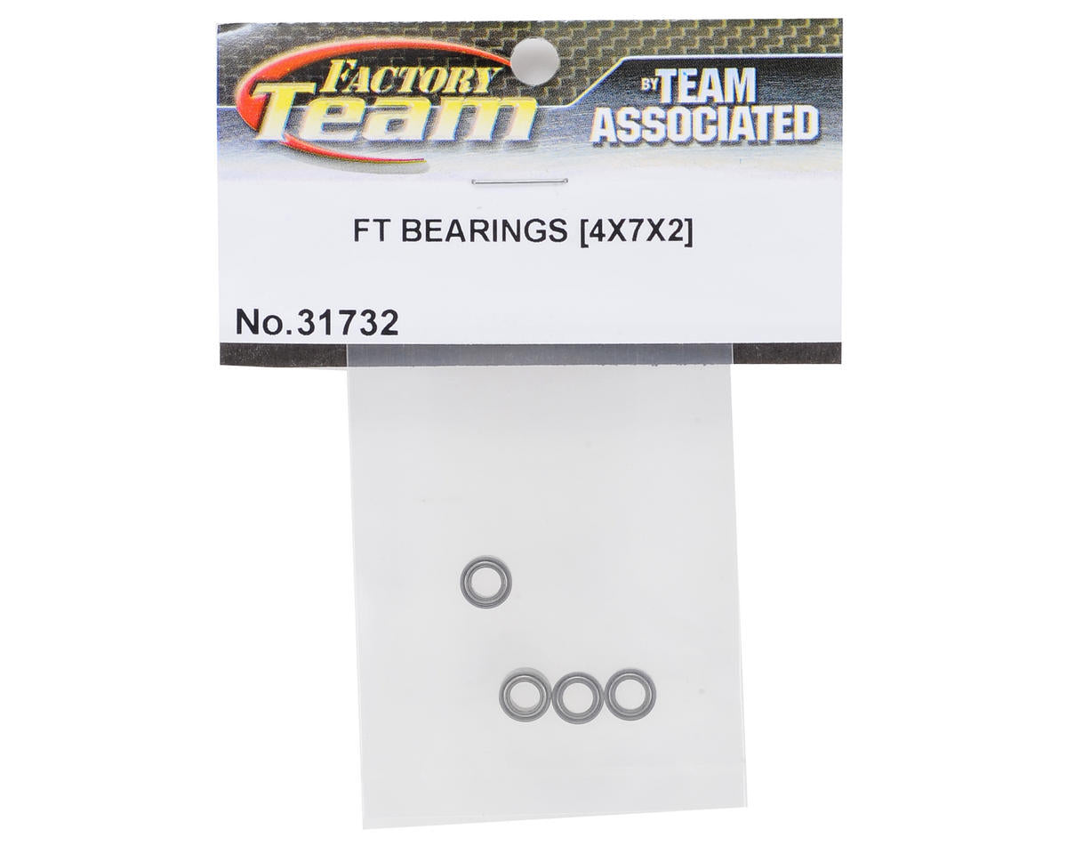 Team Associated Factory Team 4x7x2.5mm Ball Bearings (4)