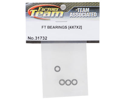 Team Associated Factory Team 4x7x2.5mm Ball Bearings (4)