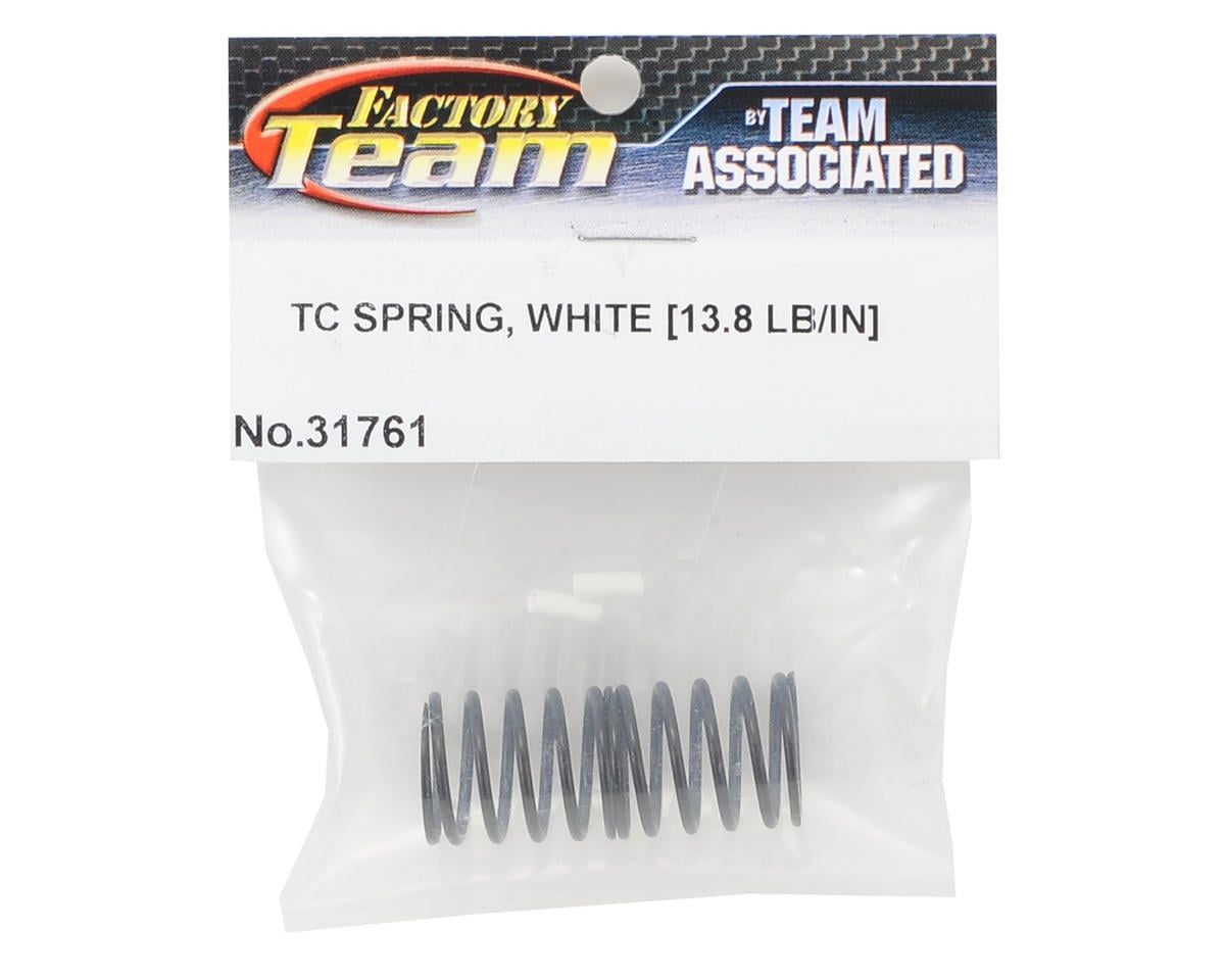 Team Associated TC7.1 Factory Team Springs (2) (White - 13.9lb) (Short)