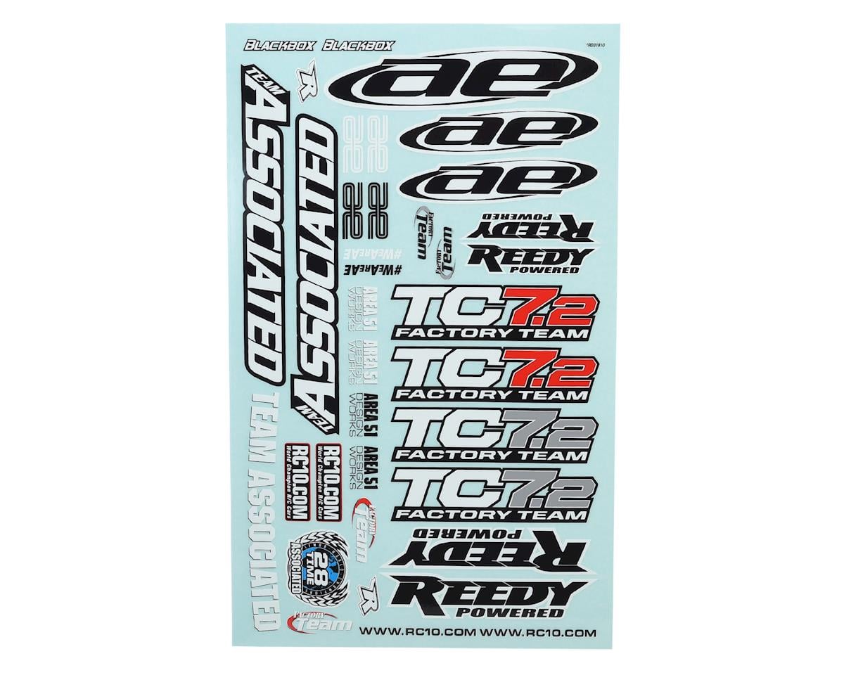 Team Associated TC7.2 Decal Sheet